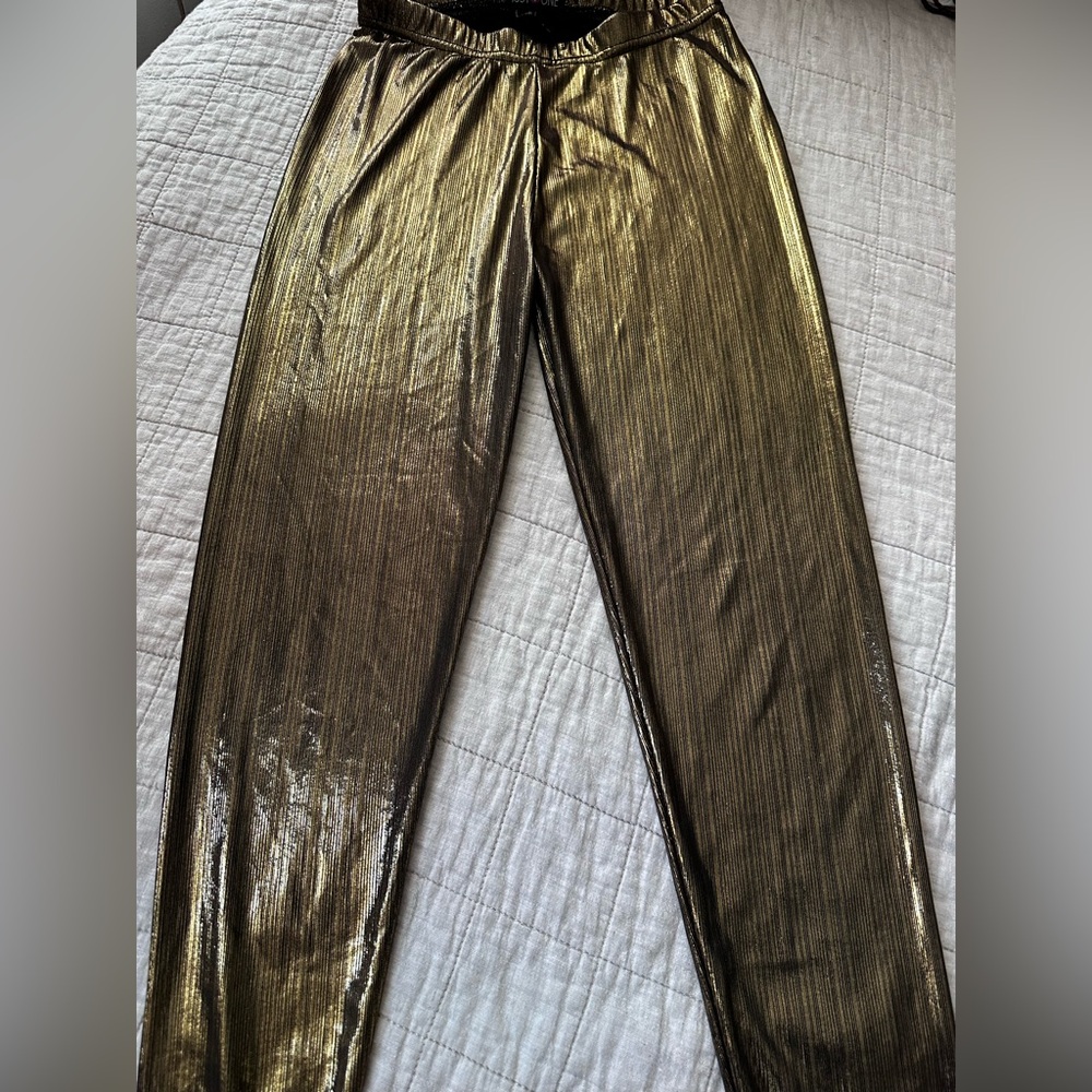 Metallic Gold Men's Pants